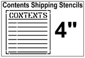 Contents Shipping Stencil