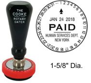 No. 4 Cooke Time & Date Stamp