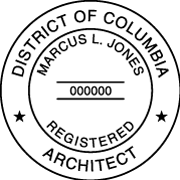 District of Columbia Architectural Stamp