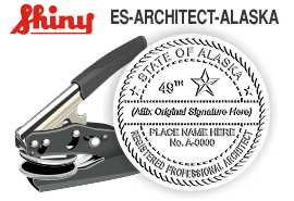 ALASKA Architect Embossing Seal