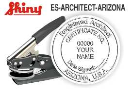 Arizona Architect Embossing Seal