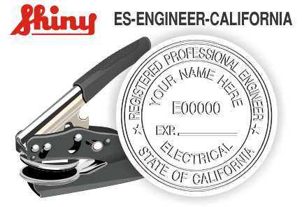 California Engineer Embossing Seal