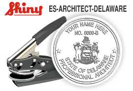 Delaware Architect Embossing Seal