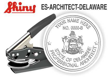 Delaware Architect Embossing Seal