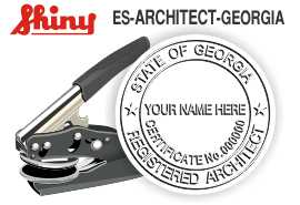 Georgia Architect Embossing Seal