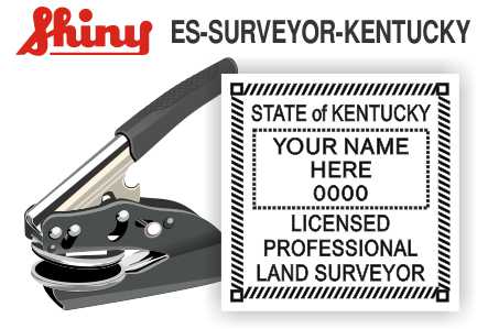 Kentucky Surveyor Embossing Seal