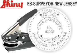 New Jersey Surveyor Embossing Seal