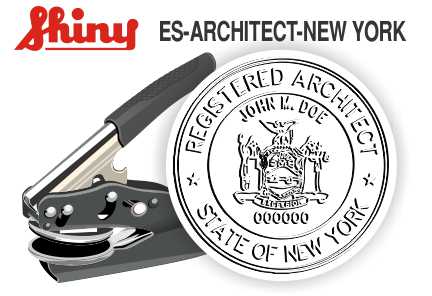 New York Architect Embossing Seal