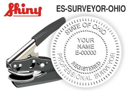 Ohio Surveyor Embossing Seal