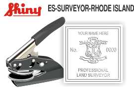 Rhode Island Surveyor Embossing Seal