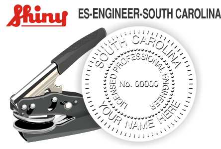 South Carolina Engineer Embossing Seal