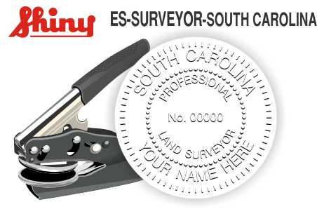 South Carolina Surveyor Embossing Seal