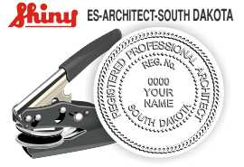 South Dakota Architect Embossing Seal