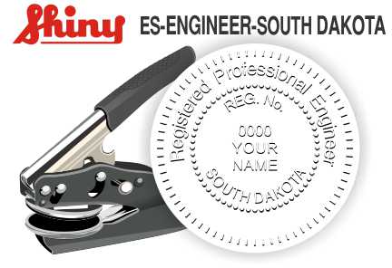 South Dakota Engineer Embossing Seal