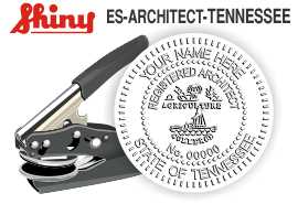 Tennessee Architect Embossing Seal
