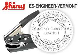 Vermont Engineer Embossing Seal