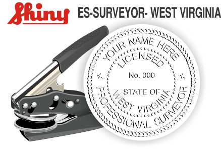 West Virginia Surveyor Embossing Seal