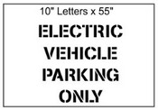 12" Electric Vehicle Stencil