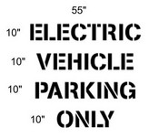 12" Electric Vehicle Stencil