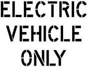 Electric Vehicle Stencil