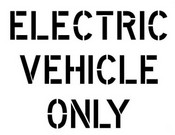 10" Electric Vehicle Stencil