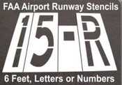 FAA Airport Runway Stencils