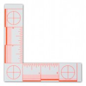 Fluorescent L-Shaped Photomacrographic Scale
ABFO No. 2 Scale
Photomacrographic Scale 
L-Shaped Photomacrographic Scale