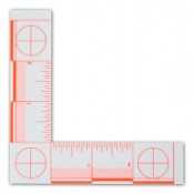 Fluorescent L-Shaped Photomacrographic Scale
ABFO No. 2 Scale
Photomacrographic Scale 
L-Shaped Photomacrographic Scale