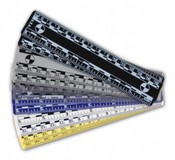 6" Ruler Assorted Color Pack
Flexible non glare vinyl scales