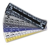 6" Ruler Assorted Color Pack
Flexible non glare vinyl scales