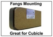 Fangs Partition Mounting Device
Cubicle Fangs - Sign Fasteners
Sign Fasteners
Cubicle Pins
Metal fasteners 
Sign fasteners for cubicles 
Fasteners for fabric partitions