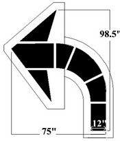 Federal Spec STRAIGHT ARROW Stencil