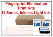 Elimination Fingerprint Kit
CKFPEL LI, Light Ink, Semi-Inkless Pad Elimination Print Kit