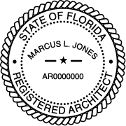 Florida Architectural stamp