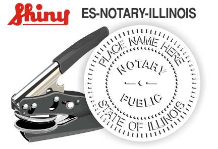 ILLINOIS Notary Embosser
Illinois Notary Public Embossing Seal
Illinois Notary Public
Notary Public