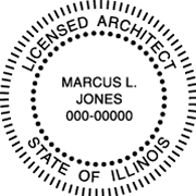 Illinois Architectural Stamp