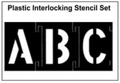 Plastic Interlocking Stencil