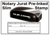 Jurat Notary Stamp