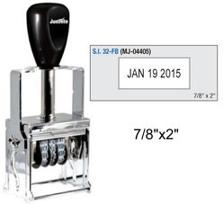 Justrite 32 FB Self-Inking Dater
Self-Inking 32FB Dater