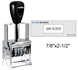 Justrite 33 FB Self-Inking Dater
Self-Inking 33FB Dater