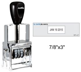 Justrite 34 FB Self-Inking Dater
Self-Inking 34FB Dater