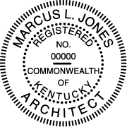 Kentucky Architectural Stamp