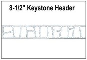 Keystone Border Stencil Pattern