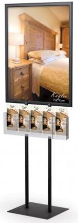 LF2LT Series Information Centers
1 Side information Centers with Clip on Collateral Holders
Sign Frame