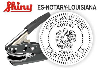 Louisiana Notary Embosser
Louisiana State Notary Public Seal
Louisiana State Notary Embossing Seal
Notary Public Embossing Seal
Notary Public