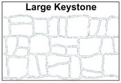Large Keystone Stencil Pattern