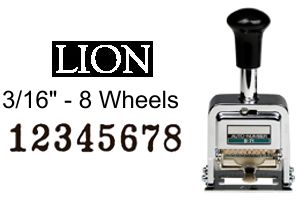Lion numbering machine
B-71 Lion 9 Wheel, 7 Movements
