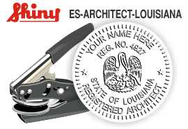 Louisiana Architect Embossing Seal