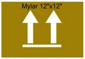 12" x 12" Mylar Up Arrows Stencil