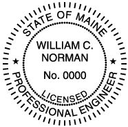 Maine Engineering Stamp